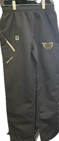 Used Bauer BAUER TEAM LIGHTWEIGHT PANTS - YOUTH Junior Hockey Bottom Black MD