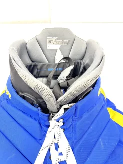 Used Bauer CUSTOM SABRES Inter Goalie Pant Royal Blue MD