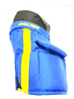 Used Bauer CUSTOM SABRES Inter Goalie Pant Royal Blue MD