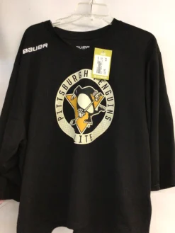 Used Bauer Hockey Practice Jersey Black Youth