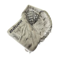 Used Bauer HYPERLITE CATCHER Senior Goalie Catcher White