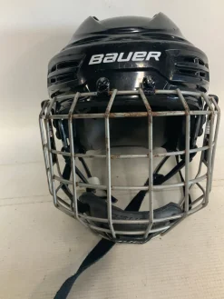 Used Bauer IMS 5.0 Helmet Cage Combo Black SM