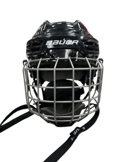Used Bauer IMS 5.0 Helmet Cage Combo Black SM