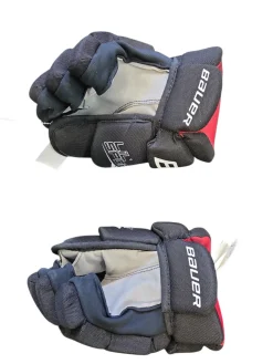 Used Bauer LIL SPORT Junior Gloves Black 10"