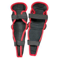 Used Bauer LINDROS Senior Shin Guards Black 14
