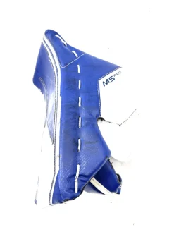 Used Bauer M5 PRO Inter Goalie Blocker Royal Blue