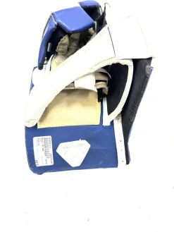Used Bauer M5 PRO Inter Goalie Blocker Royal Blue