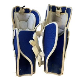 Used Bauer NEXUS 4000 Senior Shin Guards White 14"
