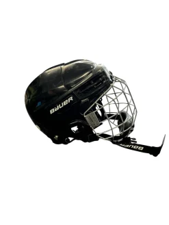 Used Bauer PRODIGY WITH CAGE Helmet Cage Combo Black SM