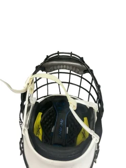 Used Bauer PROFILE II Helmet Cage Combo White MD