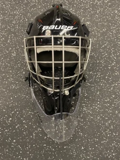 Used Bauer PROFILE 940X Junior Goalie Helmet/Mask Black One Size