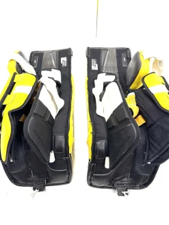 Used Bauer PRO HYPERLITE FULL SET Goalie Leg Pads Senior 35