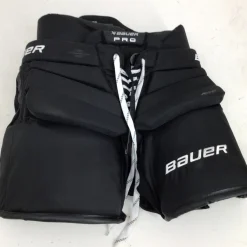 Used Bauer PRO SR MD GOALIE PANT Senior Goalie Pant Black MD
