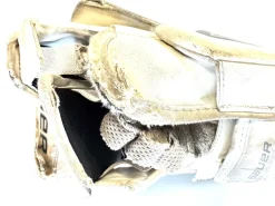 Used Bauer REACTOR Junior Goalie Blocker White