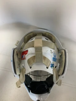 Used Bauer 940 Senior Goalie Helmet/Mask White One Size