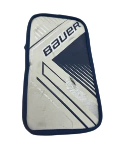 Used Bauer STREET HOCKEY Youth Goalie Blocker White