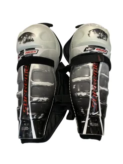 Used Bauer SUPREME 13IN Senior Shin Guards White 13"