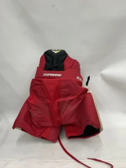 Used Bauer SUPREME Inter Goalie Pant Red MD