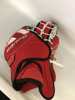 Used Bauer SUPREME Junior Goalie Catcher Red