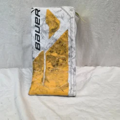 Used Bauer SUPREME M5 PRO Inter Goalie Blocker White