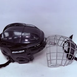 Used Bauer TRUE VISION FM2100 S/P Helmet Cage Combo Black Fits all