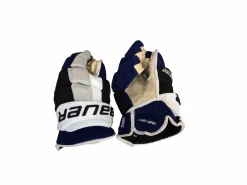 Used Bauer ULTRA SONIC Senior Gloves Navy Blue 13"