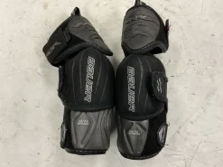 Used Bauer VAPOR X900 LITE Junior Elbow Pads Black And Grey MD