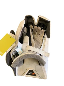 Used Bauer 3X Inter Goalie Blocker White