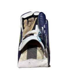 Used Bauer X5 PRO Inter Goalie Blocker Navy Blue