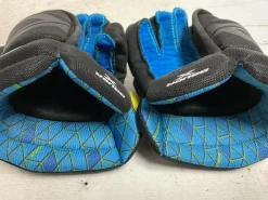 Used Bauer X Youth Gloves Black And Royal Blue 8
