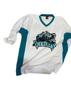 Used BAY AREA ICE BEARS Hockey Practice Jersey Teal XL