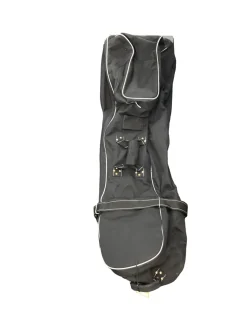 Used BLACK SOFT WHEELED TRAVEL BAG Travel Bag Black