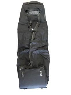 Used BLACK TRAVEL Travel Bag Black