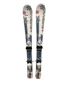 Used Blizzard X-SPRIT Girls DH Ski/Binding White 100 cm