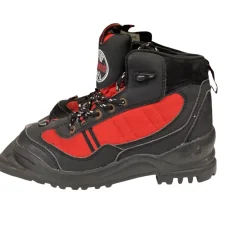 Used 540 Boys 75MM XC Ski Boots Red JR-02