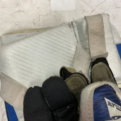 Used Brians OUTLAW Junior Goalie Blocker Navy And White