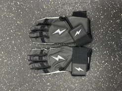 Used BRUCE BOLT FB Gloves Black And Grey LG
