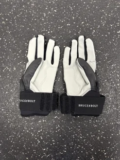 Used BRUCE BOLT FB Gloves Black And Grey LG