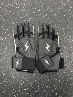 Used BRUCE BOLT FB Gloves Black And Grey LG