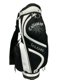 Used Callaway SOLAIRE 9-WAY Womens Stand Bag Black And White