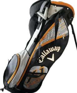 Used Callaway XJ HOT Jr Stand Bag Orange