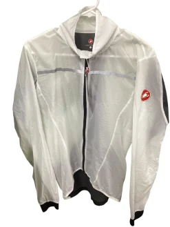 Used Castelli Adult Cycling Jacket White XL