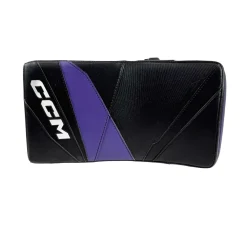 Used CCM AXIS 2 Goalie Blocker Purple Senior Regular