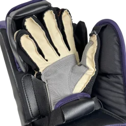 Used CCM AXIS 2 Goalie Blocker Purple Senior Regular