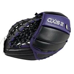 Used CCM AXIS 2 Goalie Catcher Purple Senior Regular