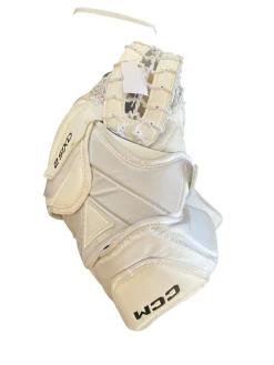Used CCM AXIS 2 Senior Goalie Catcher White