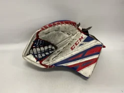 Used CCM CCM SR GOALIE CATCHER Senior Goalie Catcher White/Red/Navy