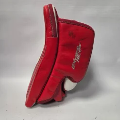 Used CCM EFLEX II PRO BLOCKER Senior Goalie Blocker Red And White