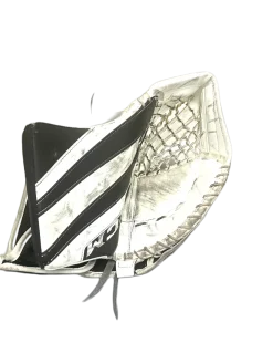 Used CCM E FLEX 5.5 Senior Goalie Catcher White
