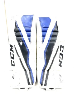 Used CCM E3.5 Goalie Leg Pads Junior White 30